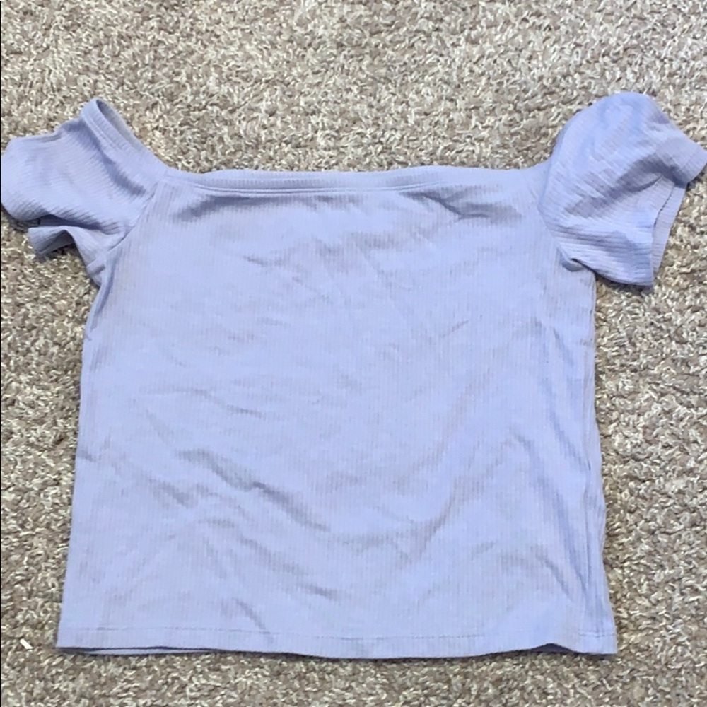 Lavender off the shoulder